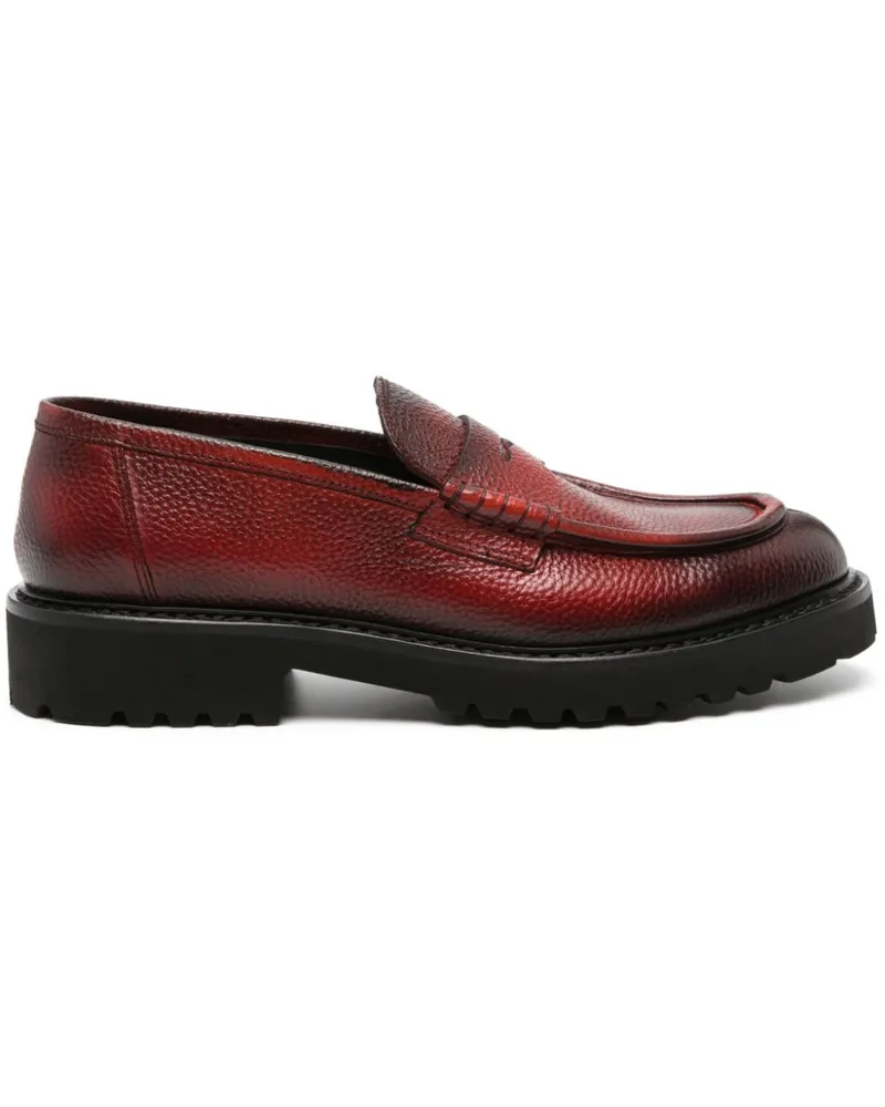 Doucal´s Loafer mit gebürstetem Finish - Rot Rot
