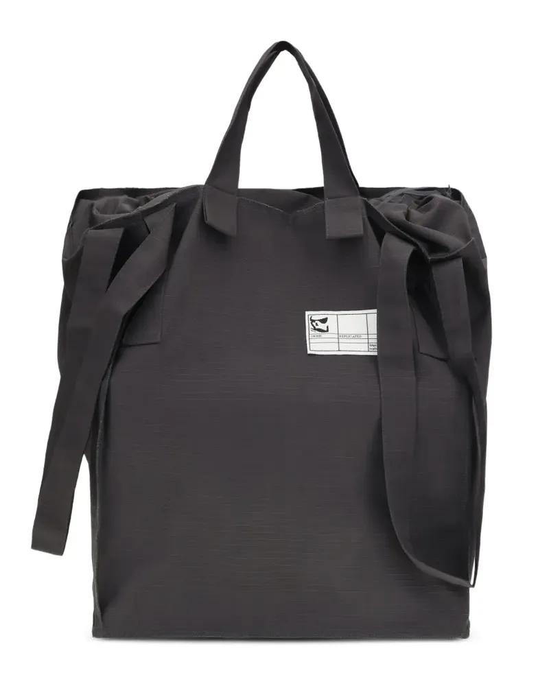GR10K Replizierter Tote Bag - Schwarz Schwarz