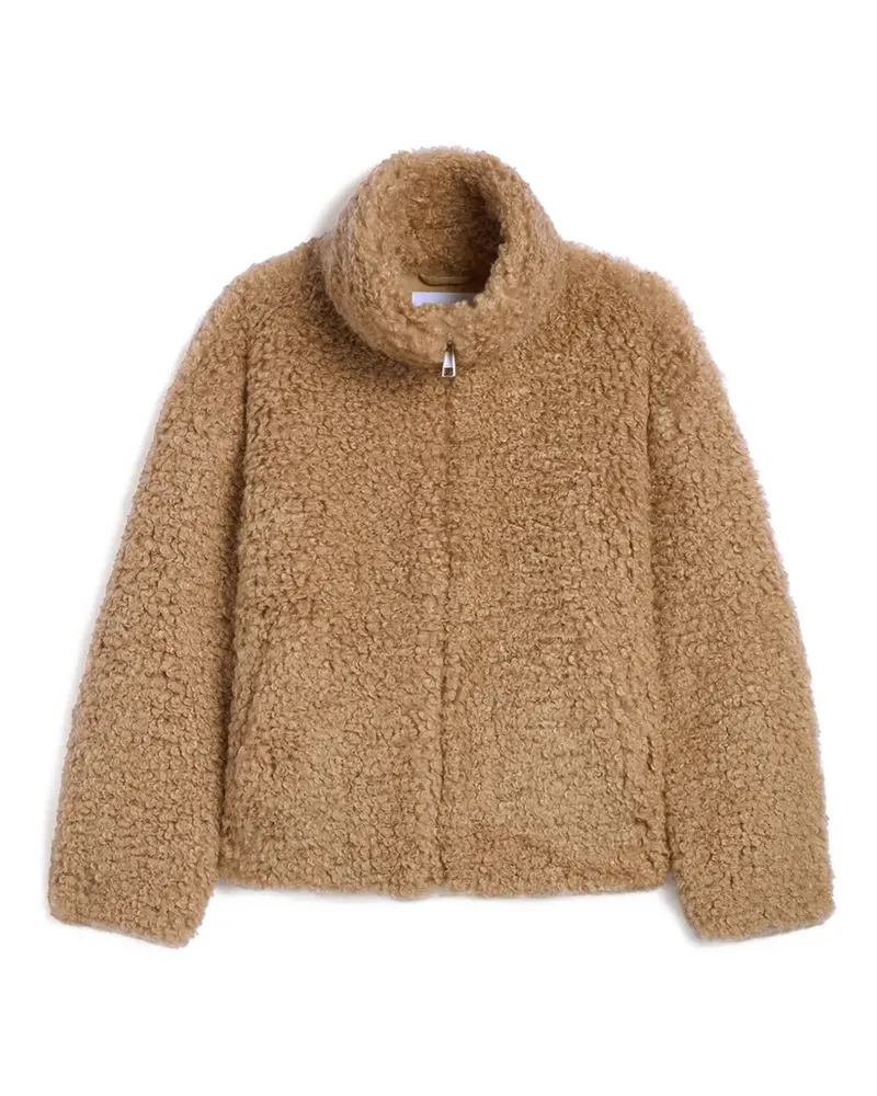 APPARIS Brooks bouclette coat - Nude Nude