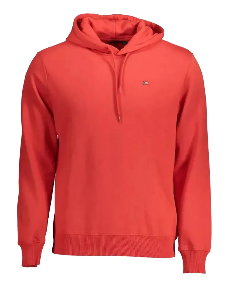 Napapijri Bering logo-patch hoodie - Rot Rot