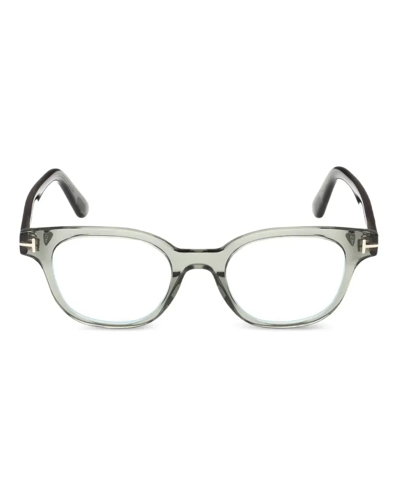 Tom Ford Brille mit rundem Gestell - Grau Grau