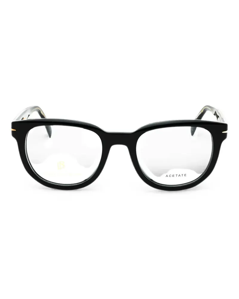 EYEWEAR by DAVID BECKHAM Brille mit rundem Gestell - Schwarz Schwarz
