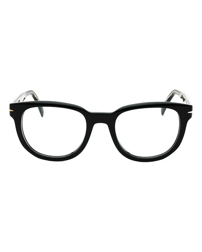 EYEWEAR by DAVID BECKHAM Brille mit rundem Gestell - Schwarz Schwarz