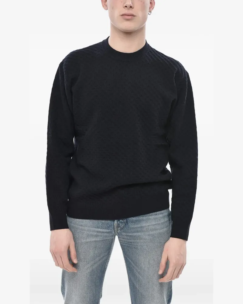 Paolo Pecora Milano textured sweater - Blau Blau