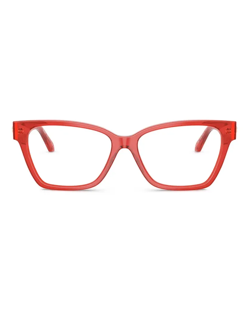 Versace butterfly-frame glasses - Rot Rot