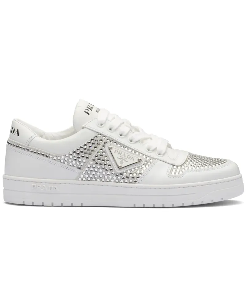 Prada Sneakers mit Kristallen - Weiß Weiß