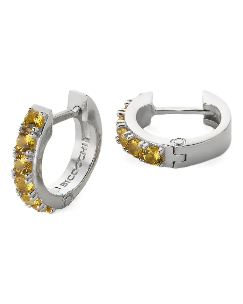 Emanuele Bicocchi embellished hoop earrings - Silber Silber