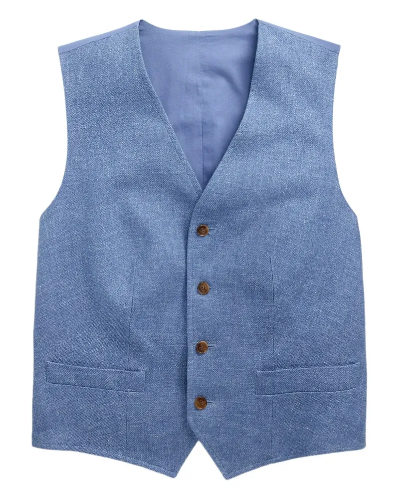 Ralph Lauren Geknöpfte Weste - Blau Blau