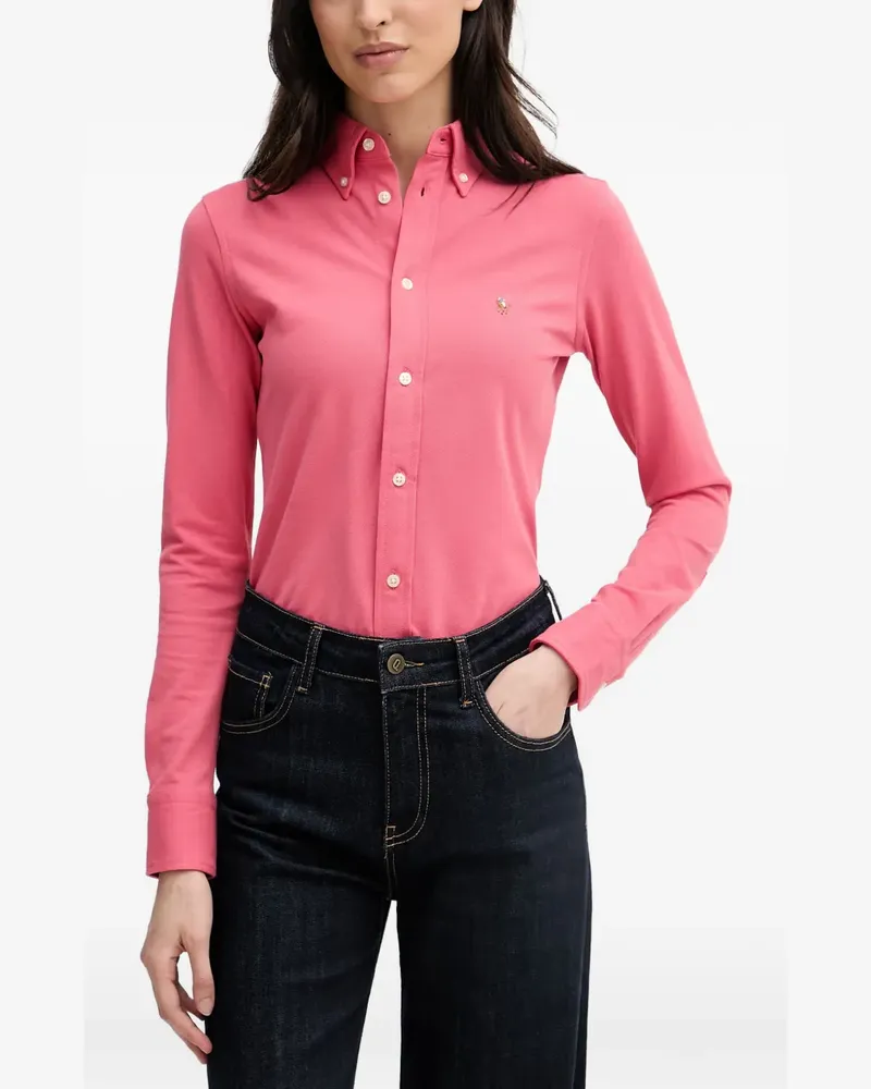 Ralph Lauren logo-embroidered button-down shirt - Rosa Rosa