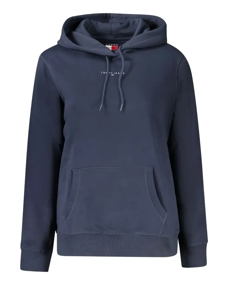 Tommy Hilfiger logo-print hoodie - Blau Blau