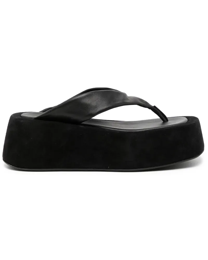 REJINA PYO Nikki Sandalen 65mm - Schwarz Schwarz