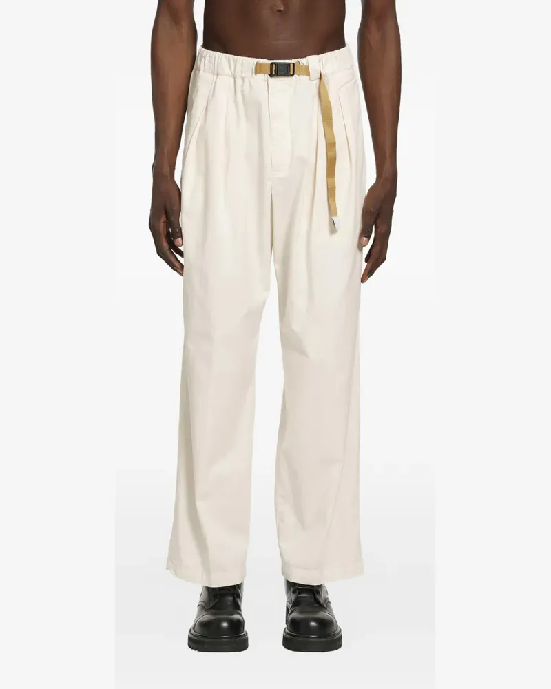 PLAN C belted wide-leg trousers - Nude Nude