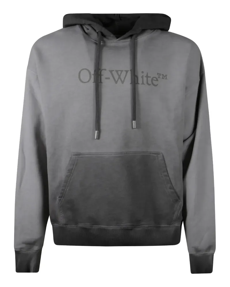 OFF-WHITE Hoodie mit Logo-Print - Grau Grau