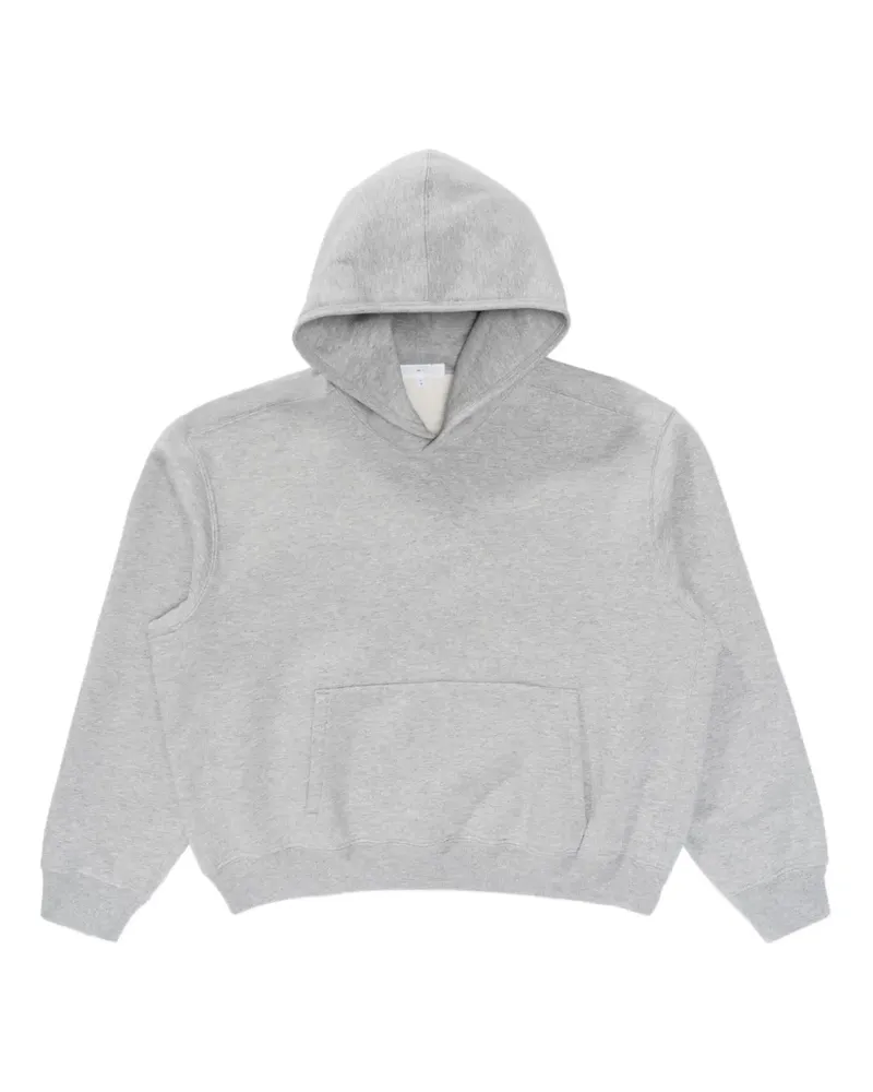 Lady White Co. Hoodie mit Kängurutasche - Grau Grau