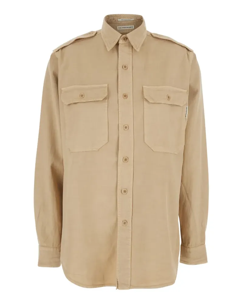 Roy Roger's pocket button shirt - Nude Nude