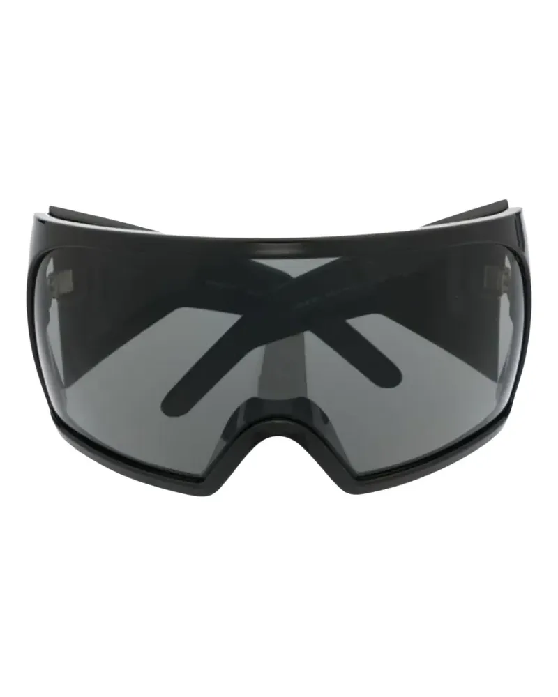 Rick Owens Kriester shield-frame sunglasses - Schwarz Schwarz