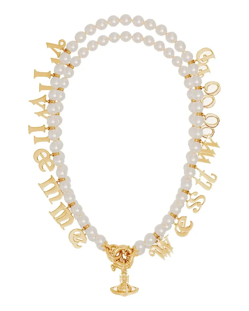 Vivienne Westwood Leanne orb-pendant necklace - Gold Gold