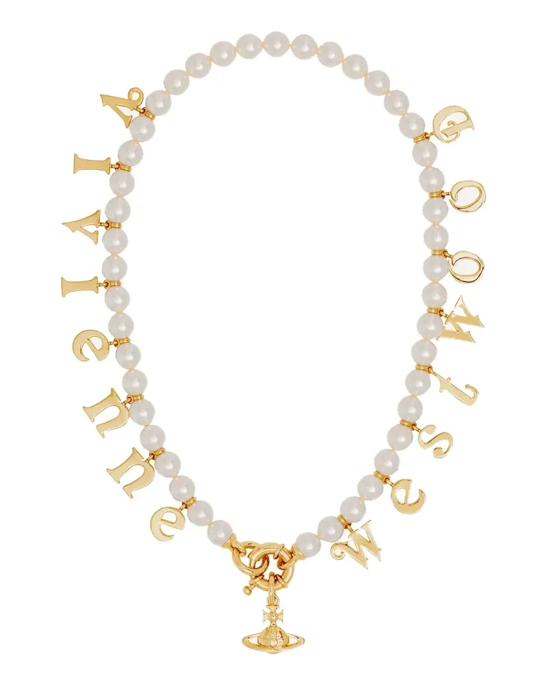 Vivienne Westwood Leanne orb-pendant necklace - Gold Gold