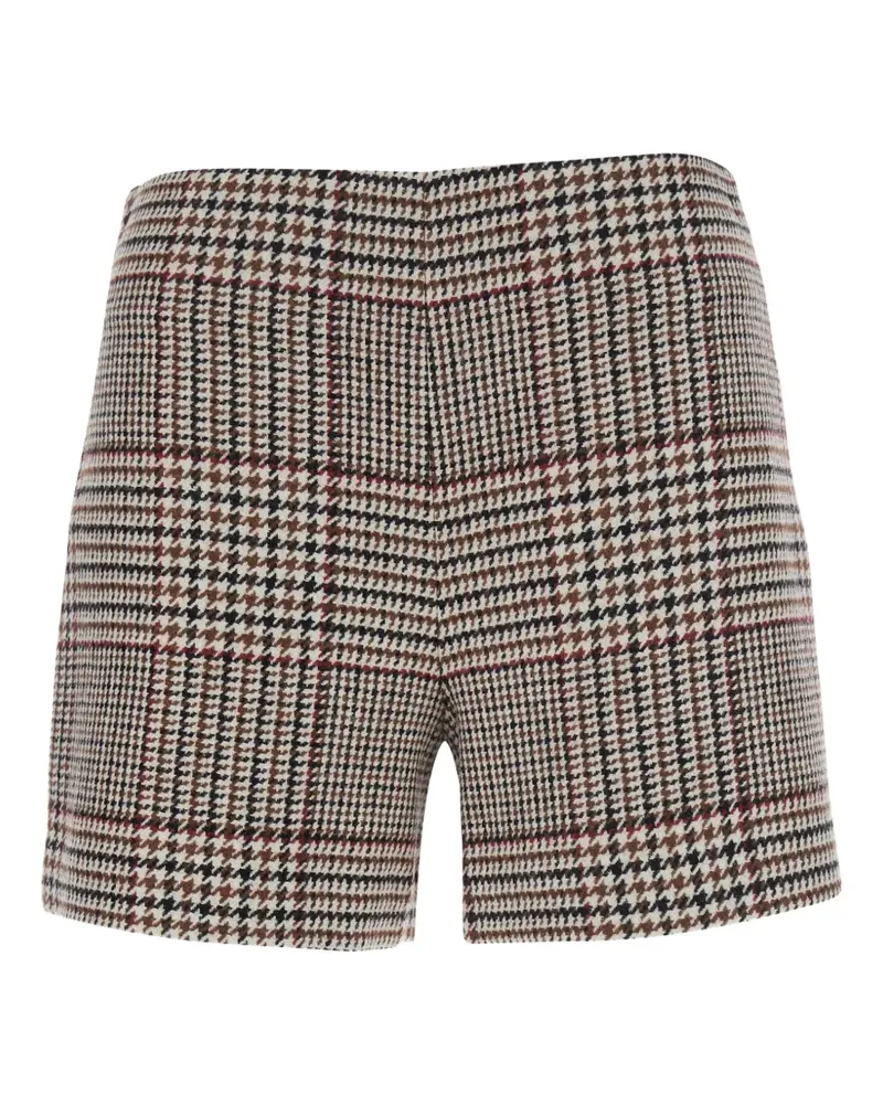 Federica Tosi Shorts mit Karomuster - Braun Braun