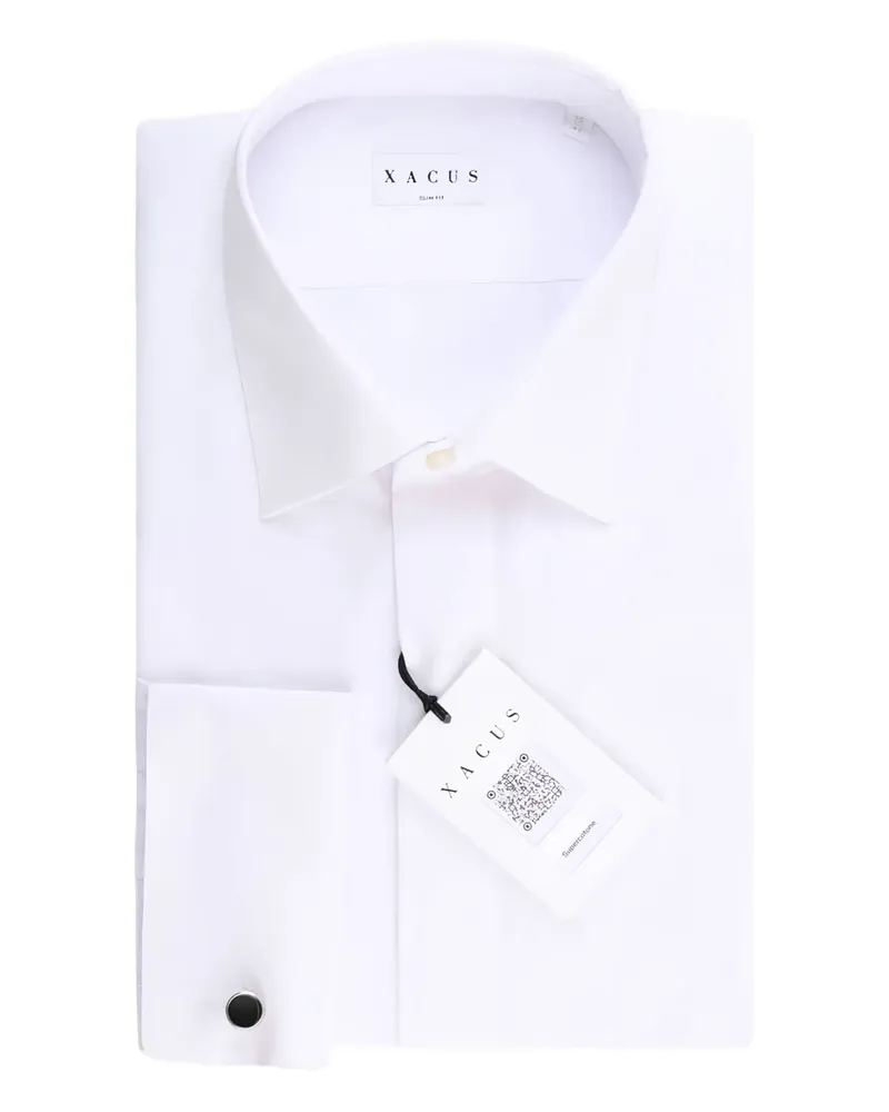 XACUS long-sleeved cotton shirt - Weiß Weiß
