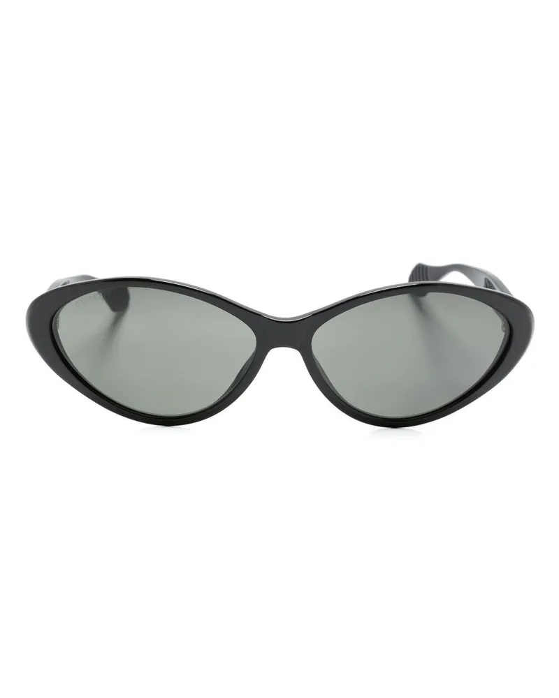 Gucci Sonnenbrille mit Cat-Eye-Gestell - Schwarz Schwarz