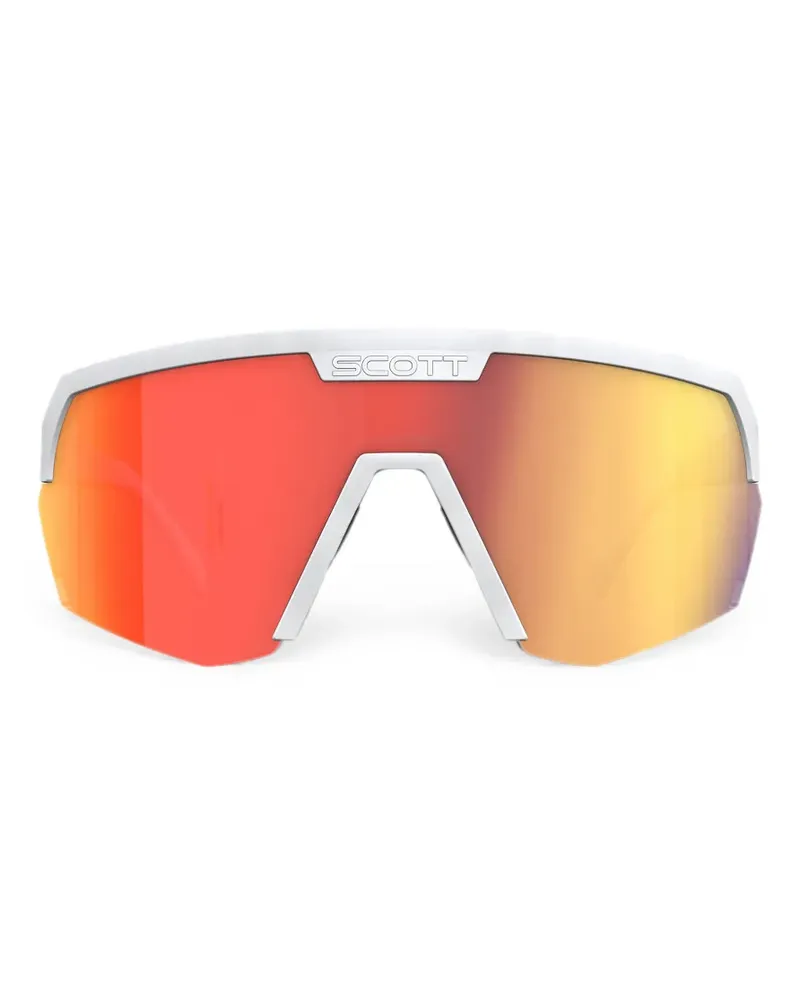 Scott Sonnenbrille mit Shield-Gestell - Weiß Weiß