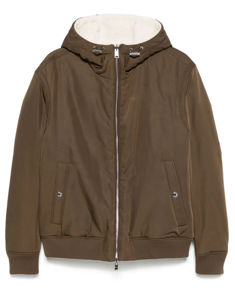 HUGO BOSS Gefütterte Kapuzenjacke - Braun Braun