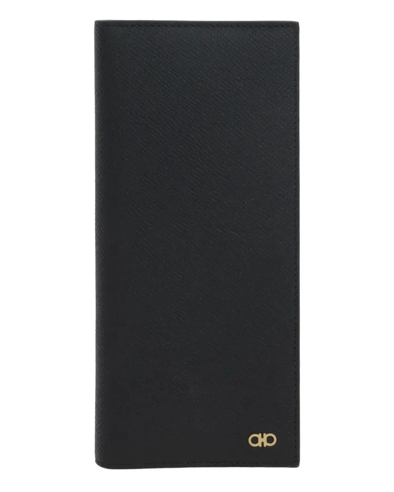 Ferragamo Portemonnaie mit Gancini-Schild - Schwarz Schwarz
