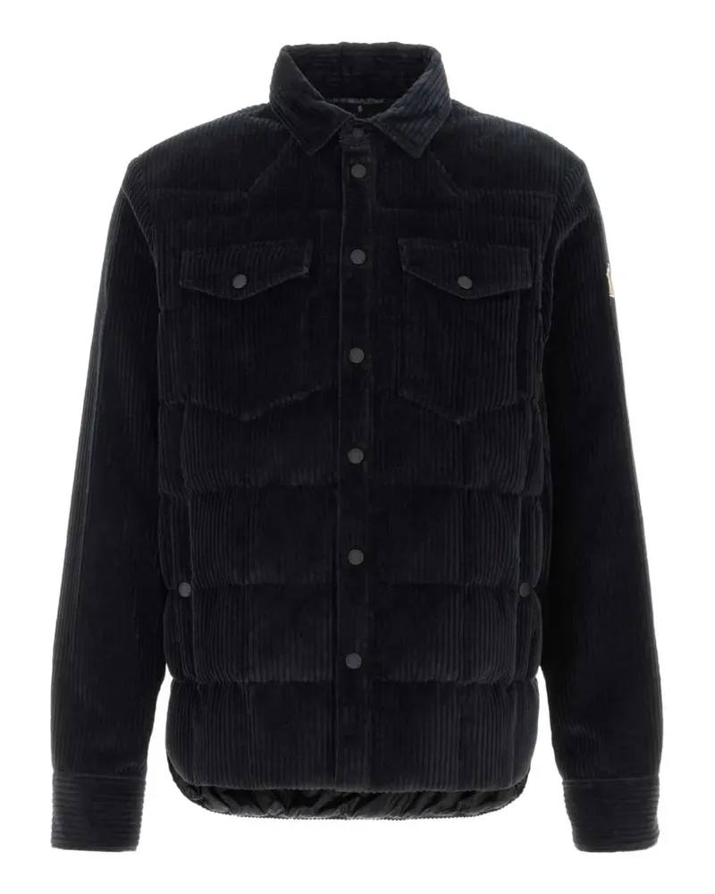 Moncler Gelt Hemdjacke mit Cord-Struktur - Blau Blau