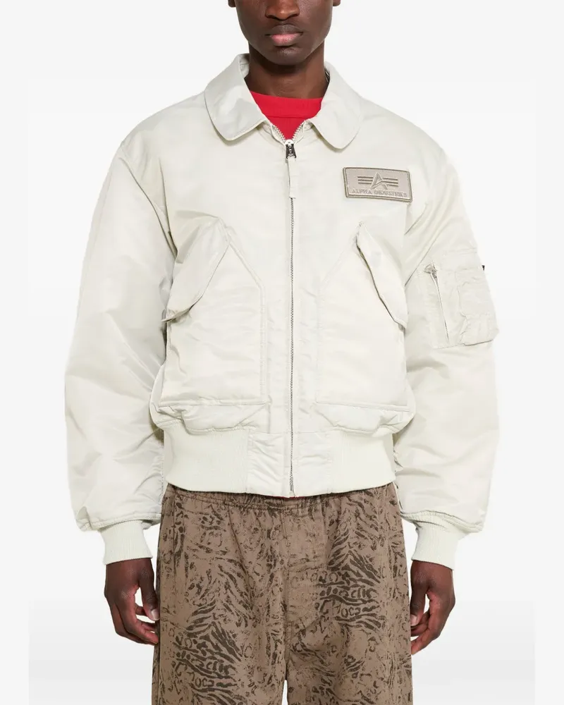 Alpha Industries CWU-45 Heritage bomber jacket - Weiß Weiß