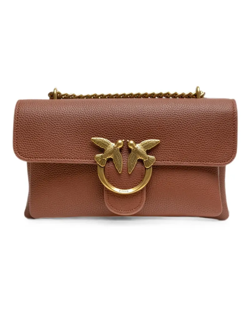 Pinko Love Schultertasche - Braun Braun