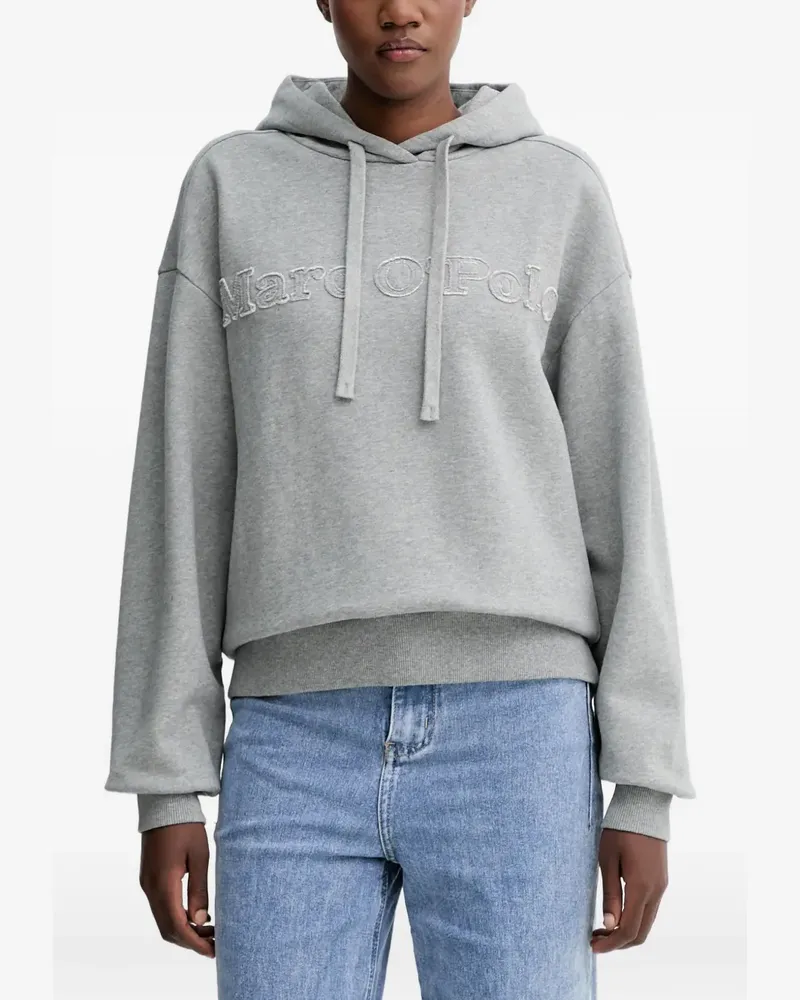 Marc O'Polo drawstring hoodie - Grau Grau