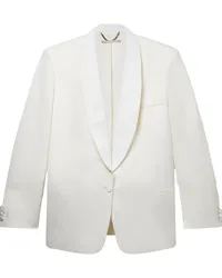 Stella McCartney Wollblazer mit Schalkragen Weiß