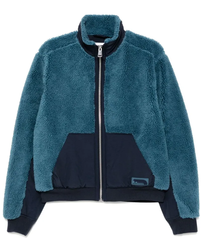 Kitsuné Gefütterte Jacke - Blau Blau
