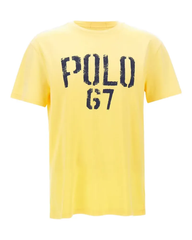Ralph Lauren logo-print cotton T-shirt - Gelb Gelb