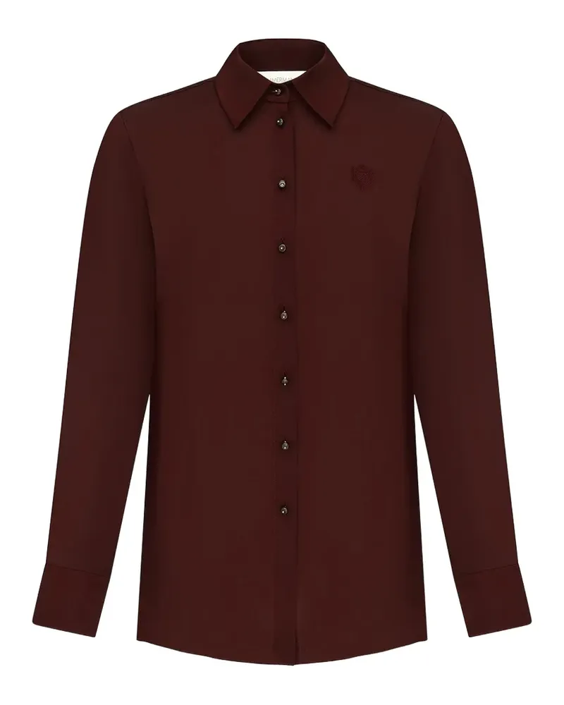 Zimmermann Luna Hemd aus Satin - Rot Rot