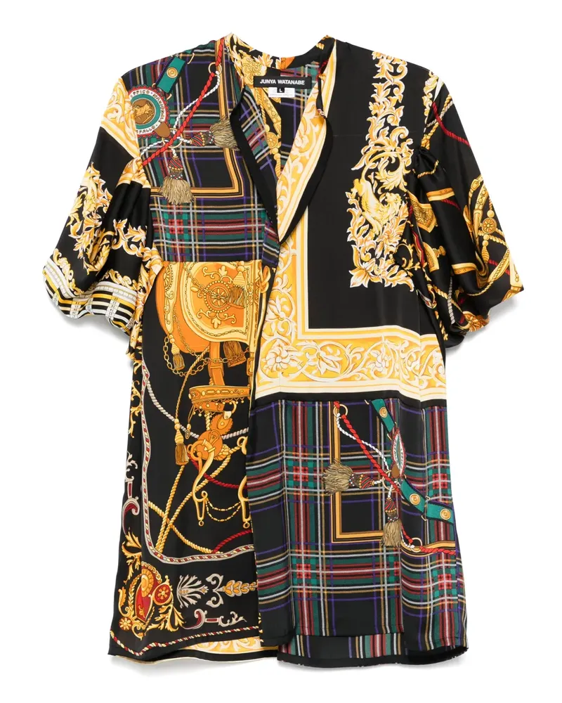 Junya Watanabe Bluse mit Puffärmeln - Schwarz Schwarz
