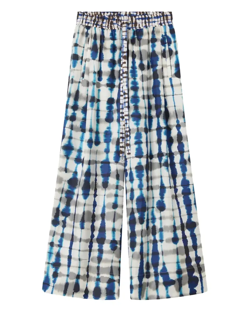 Lee Mathews Hose mit Batikmuster - Blau Blau
