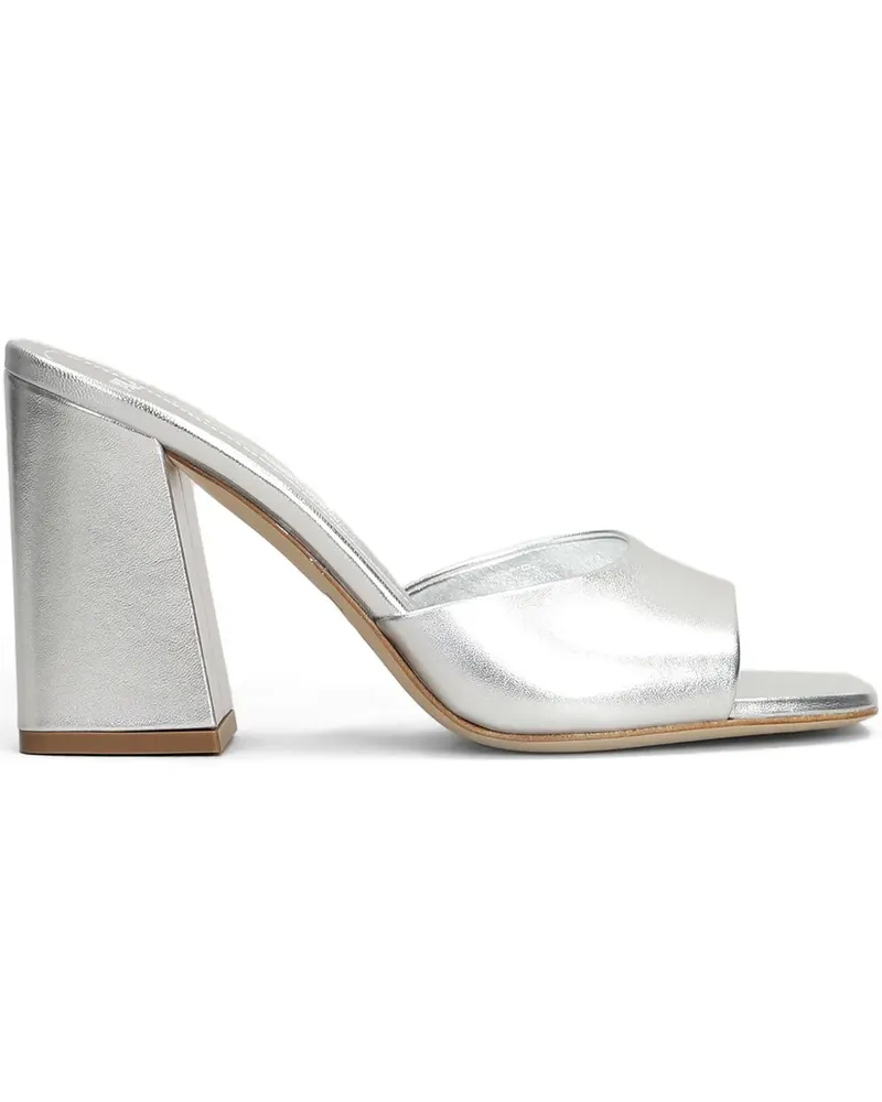 3JUIN Sasha Mules 90mm - Silber Silber