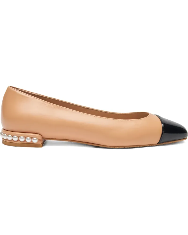 Stuart Weitzman Pearl ballet flats - Nude Nude