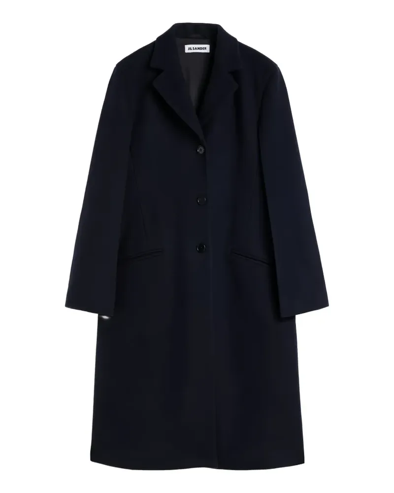 Jil Sander Klassischer Mantel - Blau Blau