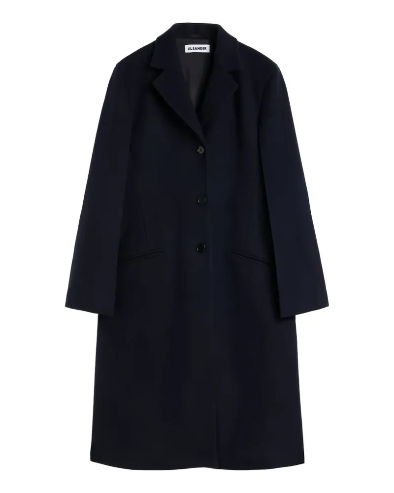 Jil Sander Klassischer Mantel - Blau Blau