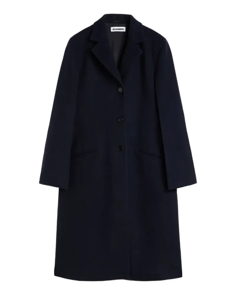 Jil Sander Klassischer Mantel - Blau Blau