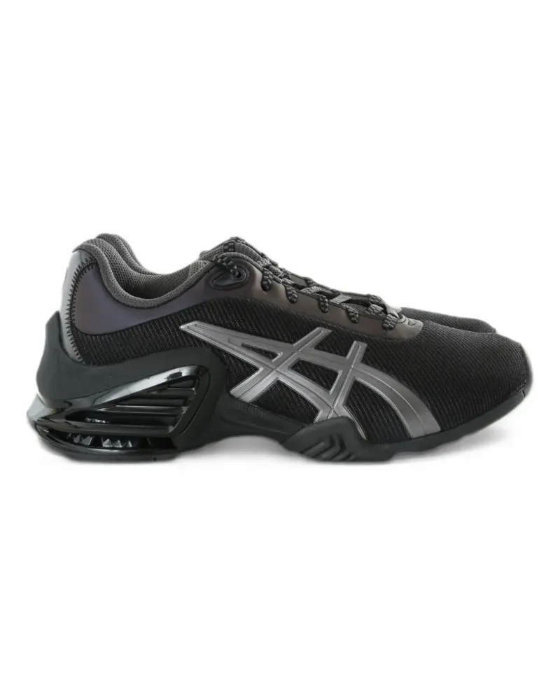 Asics mesh-panelled low-top sneakers - Schwarz Schwarz
