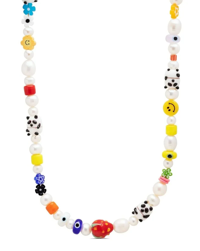 Nialaya Panda Perlenkette - Gold Gold