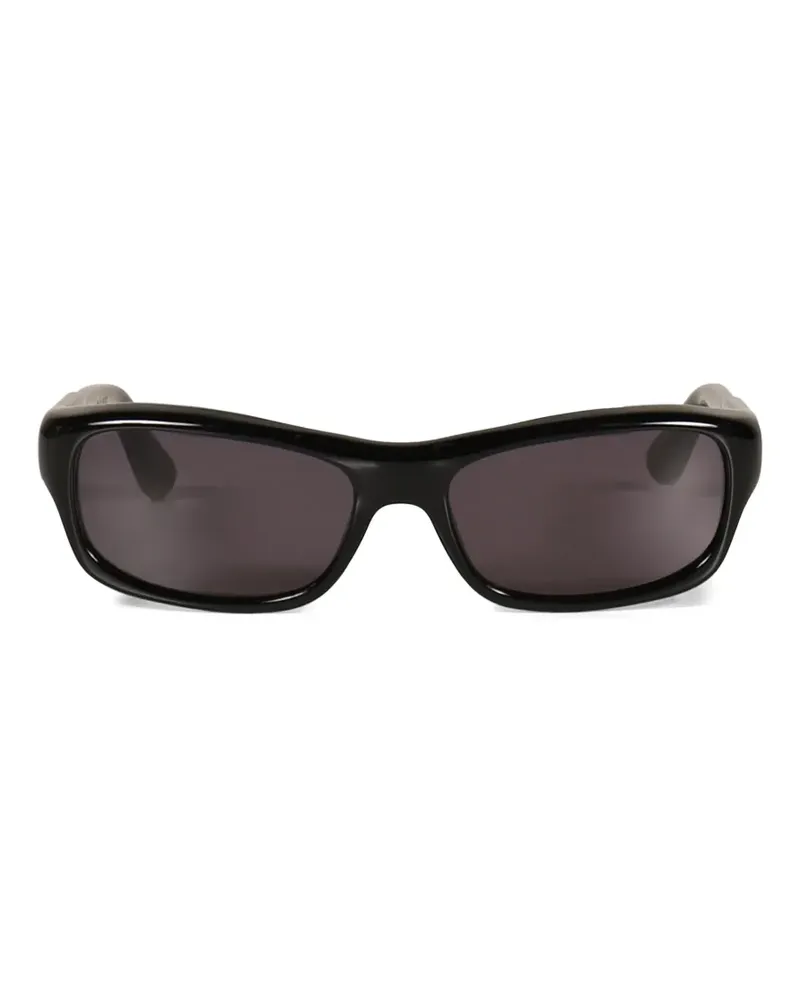Port Tanger Ihya Sonnenbrille mit rechteckigem Gestell - Schwarz Schwarz