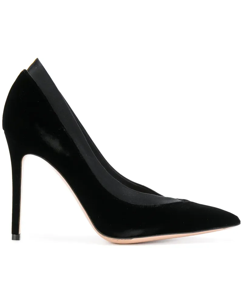 Gianvito Rossi Pumps mit Lederborten - Schwarz Schwarz