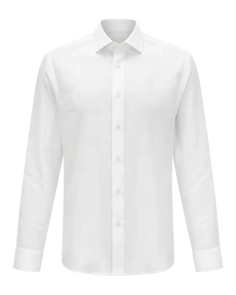 Pal Zileri long-sleeve spread-collar shirt - Weiß Weiß