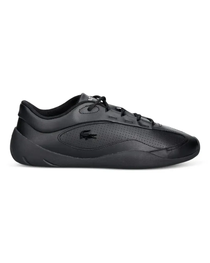 Lacoste perforated-detail sneakers - Schwarz Schwarz