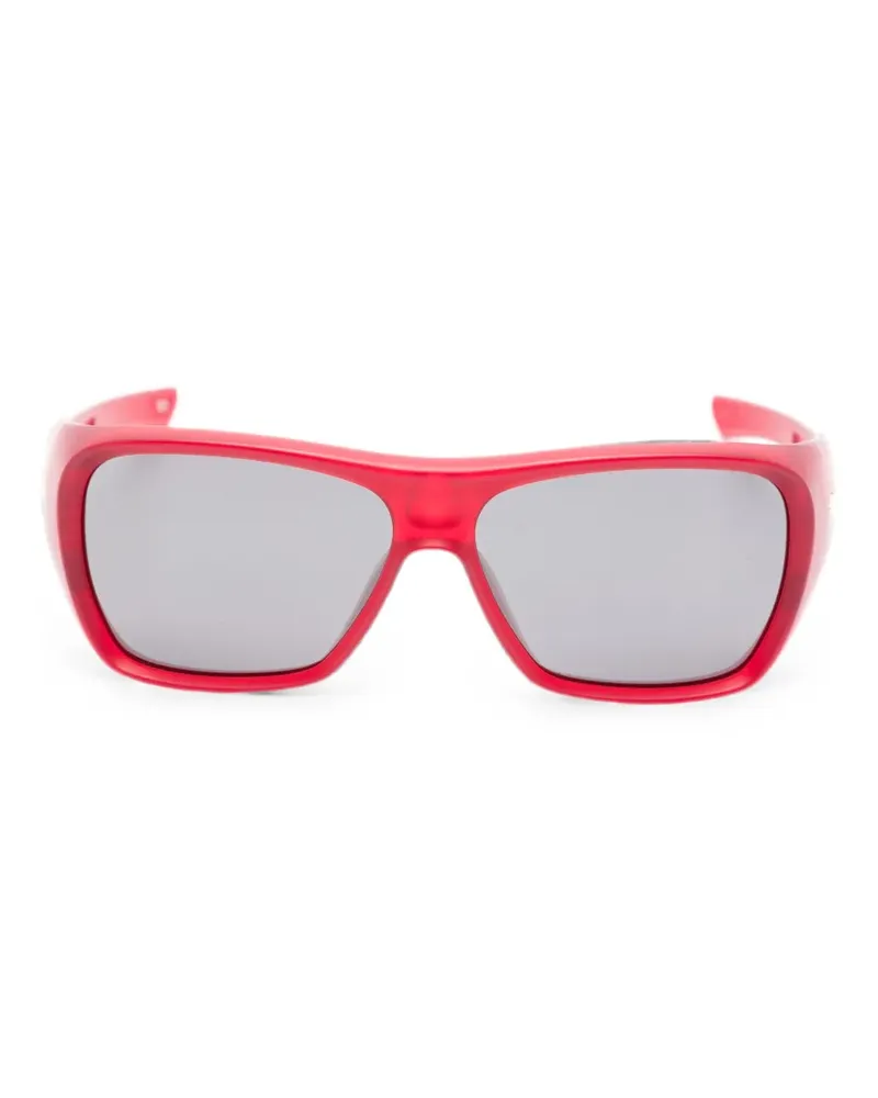 Oakley Sonnenbrille mit eckigem Gestell - Rot Rot